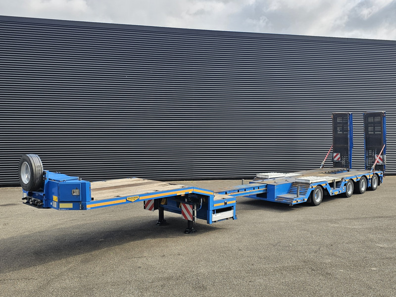 Broshuis 42N5-EU / 4 X WHEEL WELL / RADMULDE / EXTENDABLE / RAMPEN - Low loader semi-trailer: picture 1 Broshuis 42N5-EU / 4 X WHEEL WELL / RADMULDE / EXTENDABLE / RAMPEN - Low loader semi-trailer: picture 1