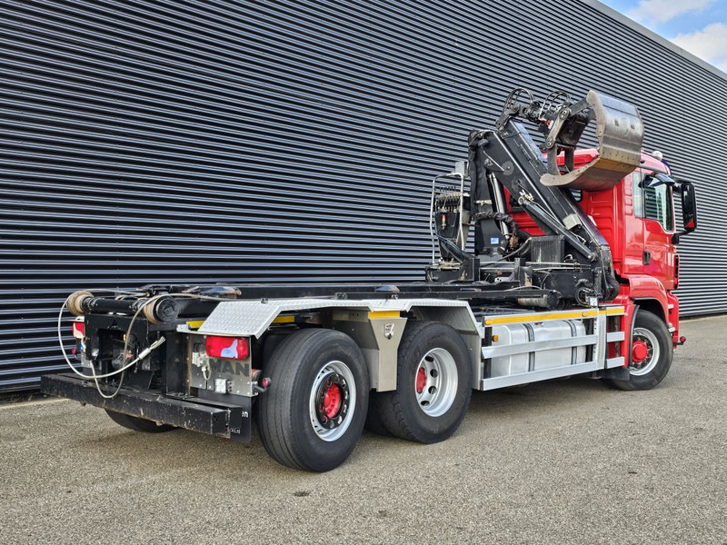 MAN TGS 26.400 / 6x4H-2 / HMF Z KRAAN + CONTAINERSYSTEM - Cable system truck, Crane truck: picture 4 MAN TGS 26.400 / 6x4H-2 / HMF Z KRAAN + CONTAINERSYSTEM - Cable system truck, Crane truck: picture 4