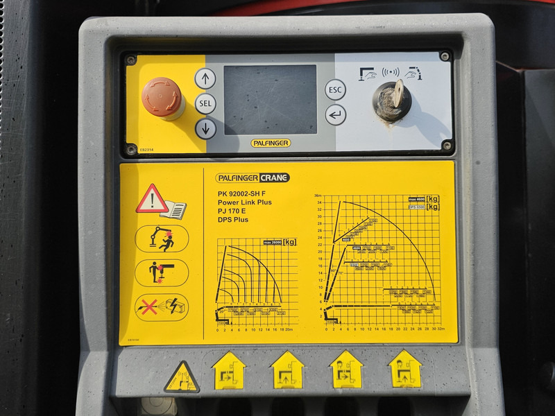 Crane truck MAN TGS 35.500 8x4-6 / PALFINGER 92 t/m CRANE +JIB: picture 14 Crane truck MAN TGS 35.500 8x4-6 / PALFINGER 92 t/m CRANE +JIB: picture 14