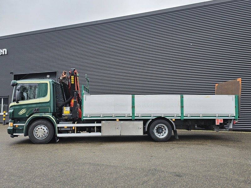 Dropside/ Flatbed truck, Crane truck Scania P320 / 4x2 / PALFINGER PK14002 / CRANE/KRAN: picture 9