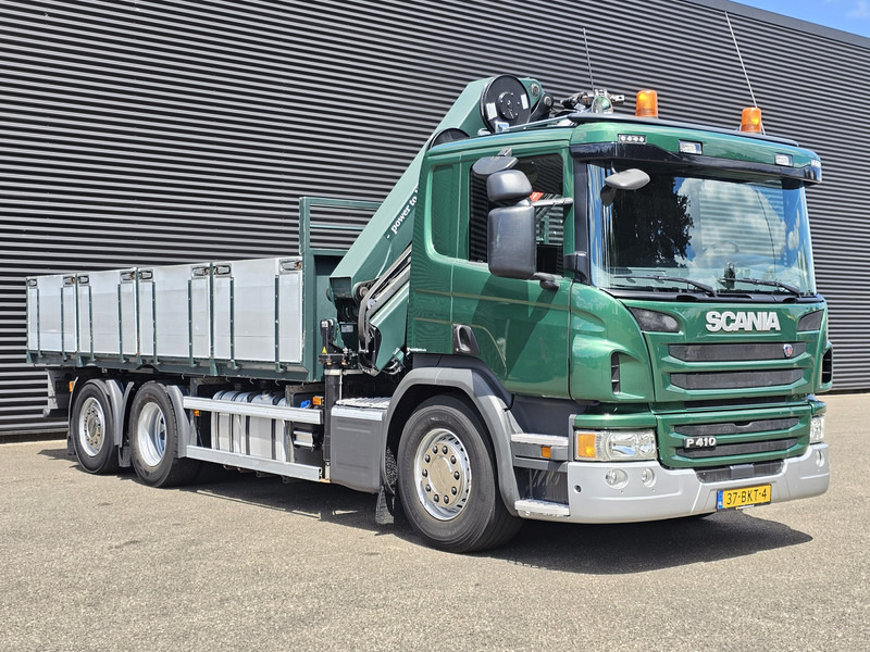 Scania P410 / 6X2-4 / 21 t/m CRANE / KRAN - Dropside/ Flatbed truck, Crane truck: picture 4 Scania P410 / 6X2-4 / 21 t/m CRANE / KRAN - Dropside/ Flatbed truck, Crane truck: picture 4