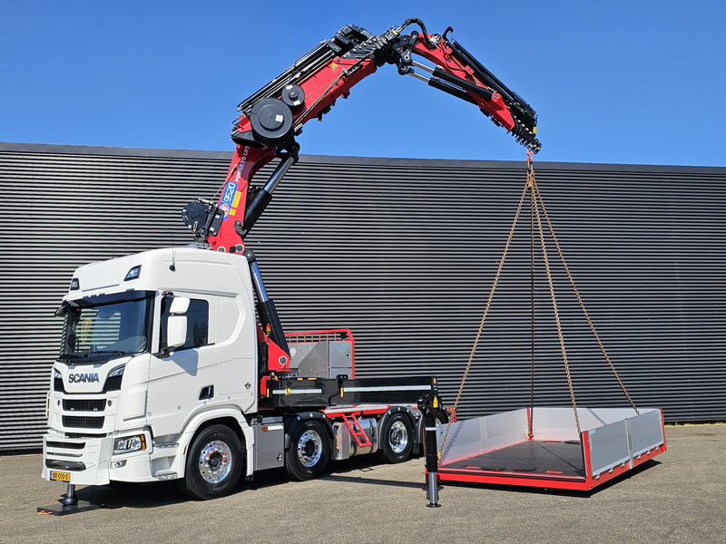 Scania R590 8x2*6 HMF 9520 + JiB + WINCH / TRACTOR / - Crane truck: picture 2 Scania R590 8x2*6 HMF 9520 + JiB + WINCH / TRACTOR / - Crane truck: picture 2