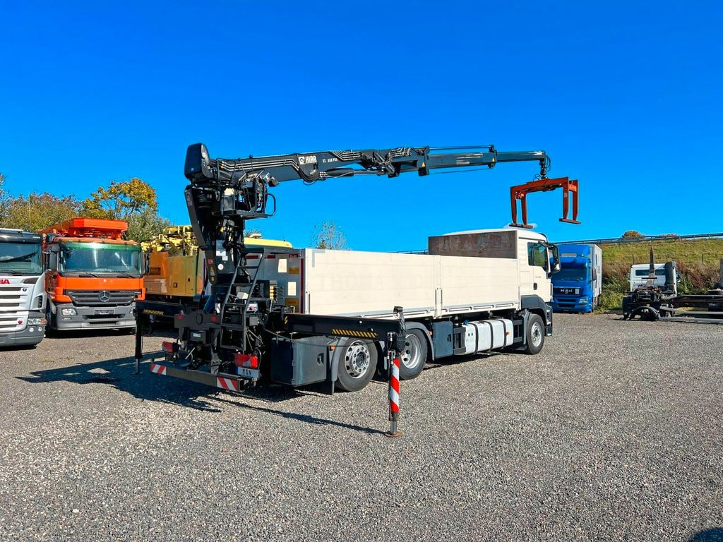 MAN 26.480 6X2 Baustoff mit Kran HIAB Top Zustand MAN 26.480 6X2 Baustoff mit Kran HIAB Top Zustand - Crane truck, Dropside/ Flatbed truck: picture 1 MAN 26.480 6X2 Baustoff mit Kran HIAB Top Zustand MAN 26.480 6X2 Baustoff mit Kran HIAB Top Zustand - Crane truck, Dropside/ Flatbed truck: picture 1