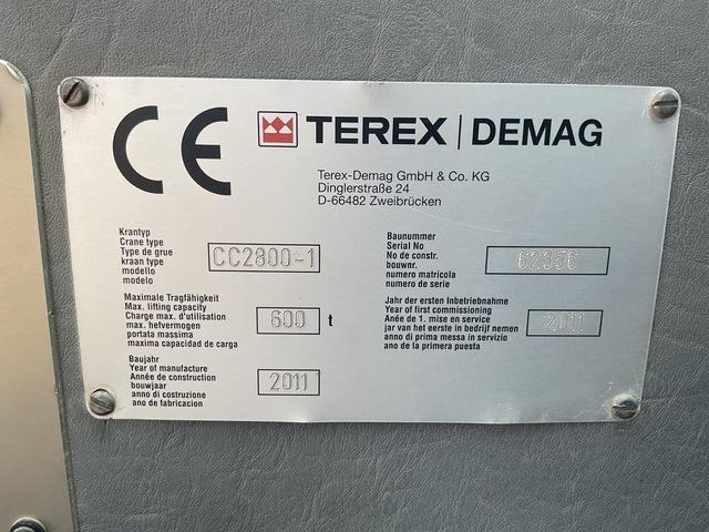 Terex Demag CC2800-1 - Crawler crane: picture 5 Terex Demag CC2800-1 - Crawler crane: picture 5