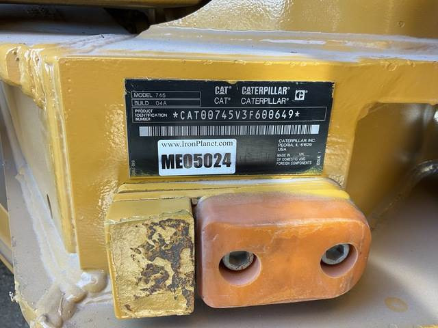 CAT 745 - Articulated dumper: picture 5 CAT 745 - Articulated dumper: picture 5