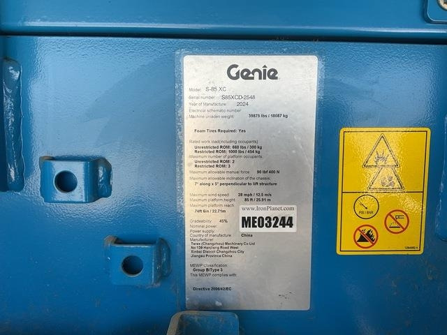 Genie S85 XC - Telescopic boom: picture 5 Genie S85 XC - Telescopic boom: picture 5