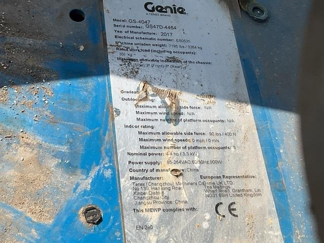 Genie GS4047 - Scissor lift: picture 5 Genie GS4047 - Scissor lift: picture 5