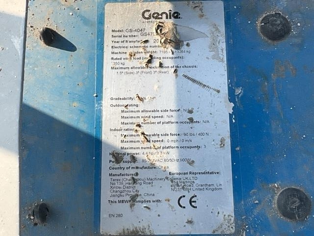 Genie GS4047 - Scissor lift: picture 5 Genie GS4047 - Scissor lift: picture 5