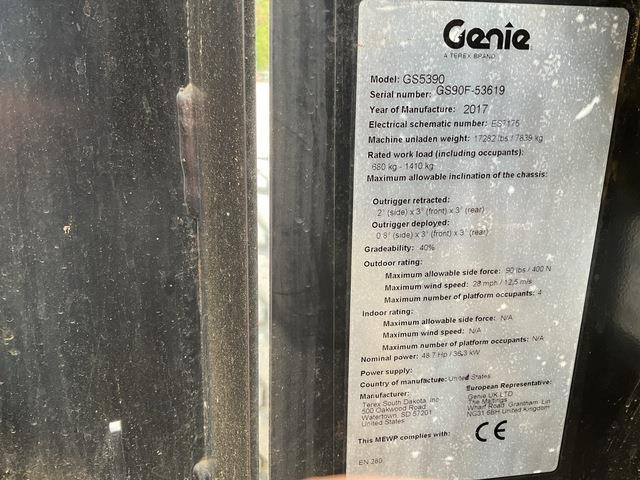 Genie GS5390 - Scissor lift: picture 5 Genie GS5390 - Scissor lift: picture 5