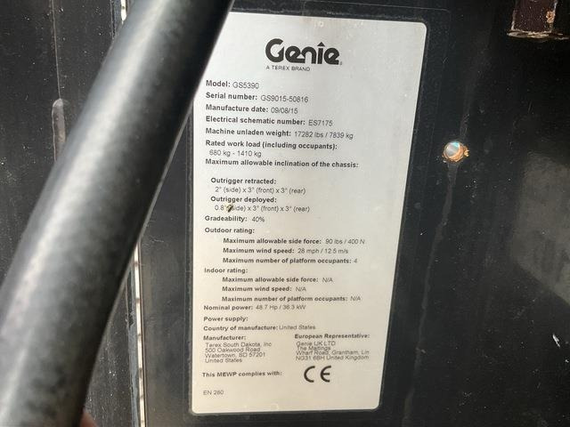 Genie GS5390 - Scissor lift: picture 5 Genie GS5390 - Scissor lift: picture 5