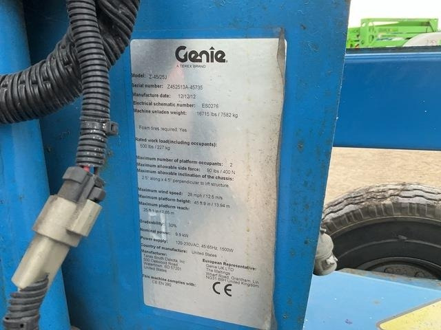 Genie Z45/25J - Articulated boom: picture 5 Genie Z45/25J - Articulated boom: picture 5