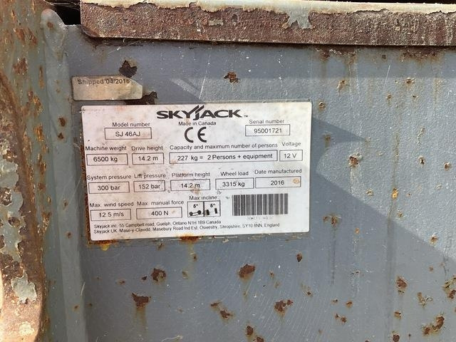 SkyJack SJ46AJ - Articulated boom: picture 5 SkyJack SJ46AJ - Articulated boom: picture 5
