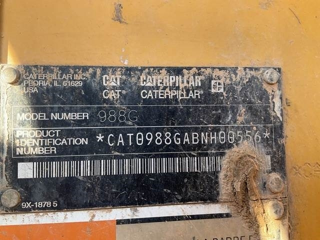 CAT 988G - Wheel loader: picture 5 CAT 988G - Wheel loader: picture 5