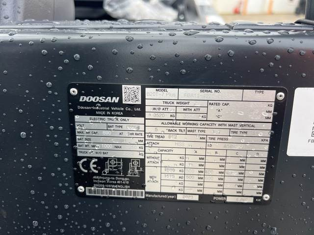 Doosan B20T-7 PLUS - Electric forklift: picture 5 Doosan B20T-7 PLUS - Electric forklift: picture 5