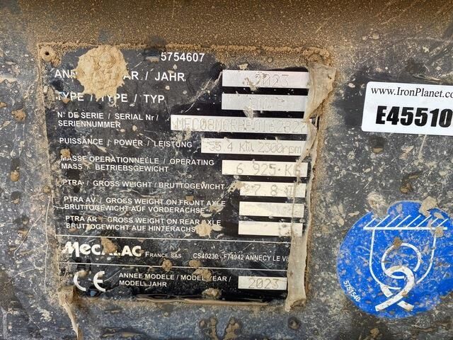 Mecalac 8MCR - Crawler excavator: picture 5 Mecalac 8MCR - Crawler excavator: picture 5