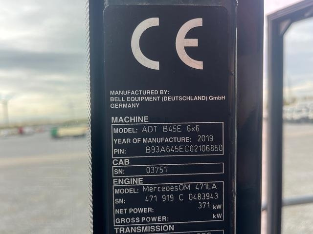 Bell B45E - Articulated dumper: picture 5 Bell B45E - Articulated dumper: picture 5