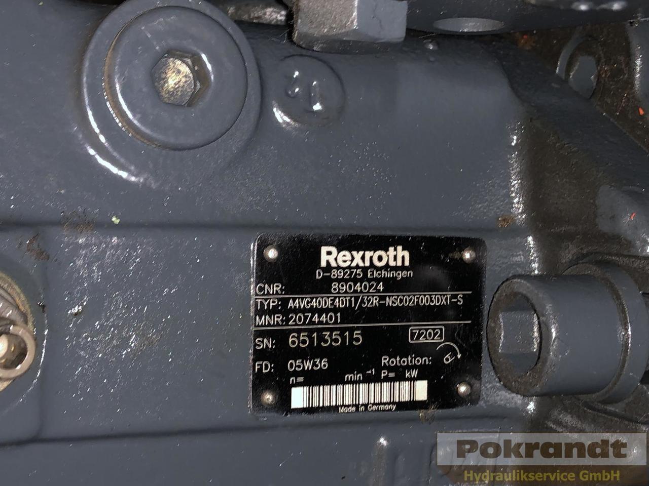 Rexroth A4VG40DE4DT1 32R NSC02F003DXT-S - Hydraulic pump: picture 2 Rexroth A4VG40DE4DT1 32R NSC02F003DXT-S - Hydraulic pump: picture 2