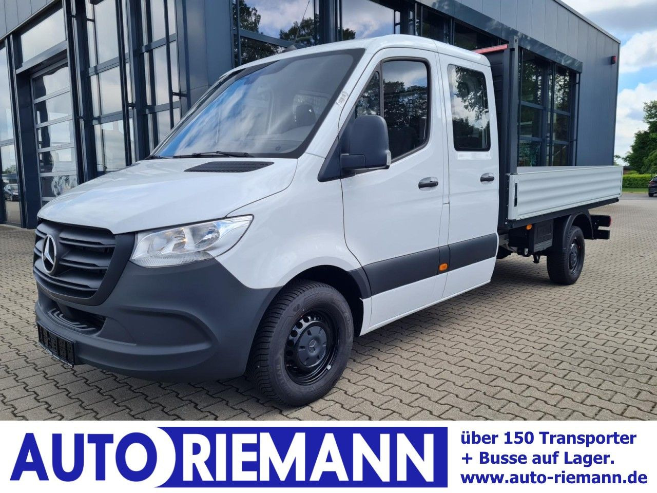 Flatbed van, Combi van Mercedes-Benz Sprinter 315 DOKA CDI Lang L3 RWD AHK 3,5t: picture 1