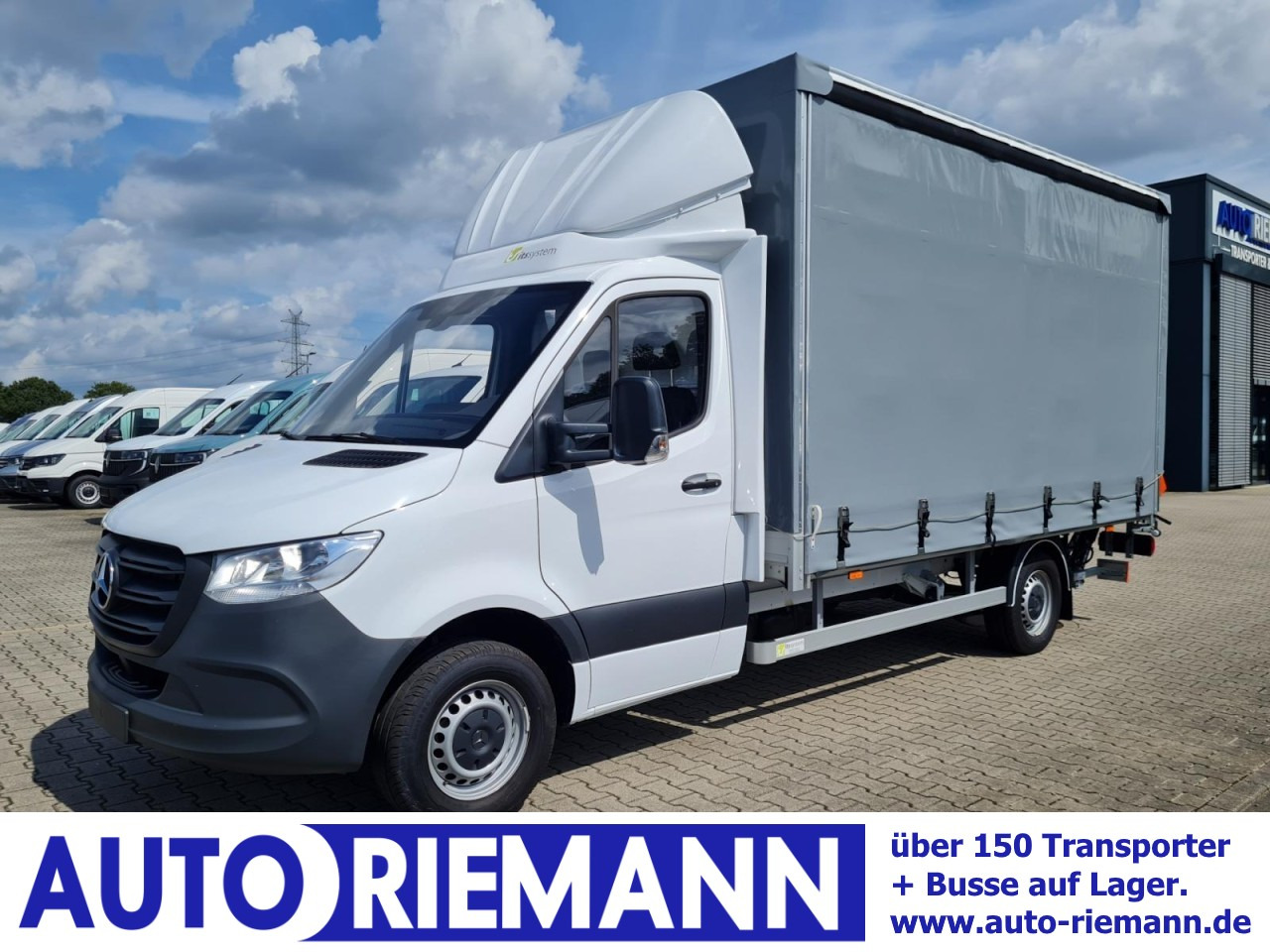 Mercedes-Benz Sprinter 315 RWD Pritsche Schiebe Plane LBW KLIMA TEMPOMAT - Curtain side van: picture 1 Mercedes-Benz Sprinter 315 RWD Pritsche Schiebe Plane LBW KLIMA TEMPOMAT - Curtain side van: picture 1