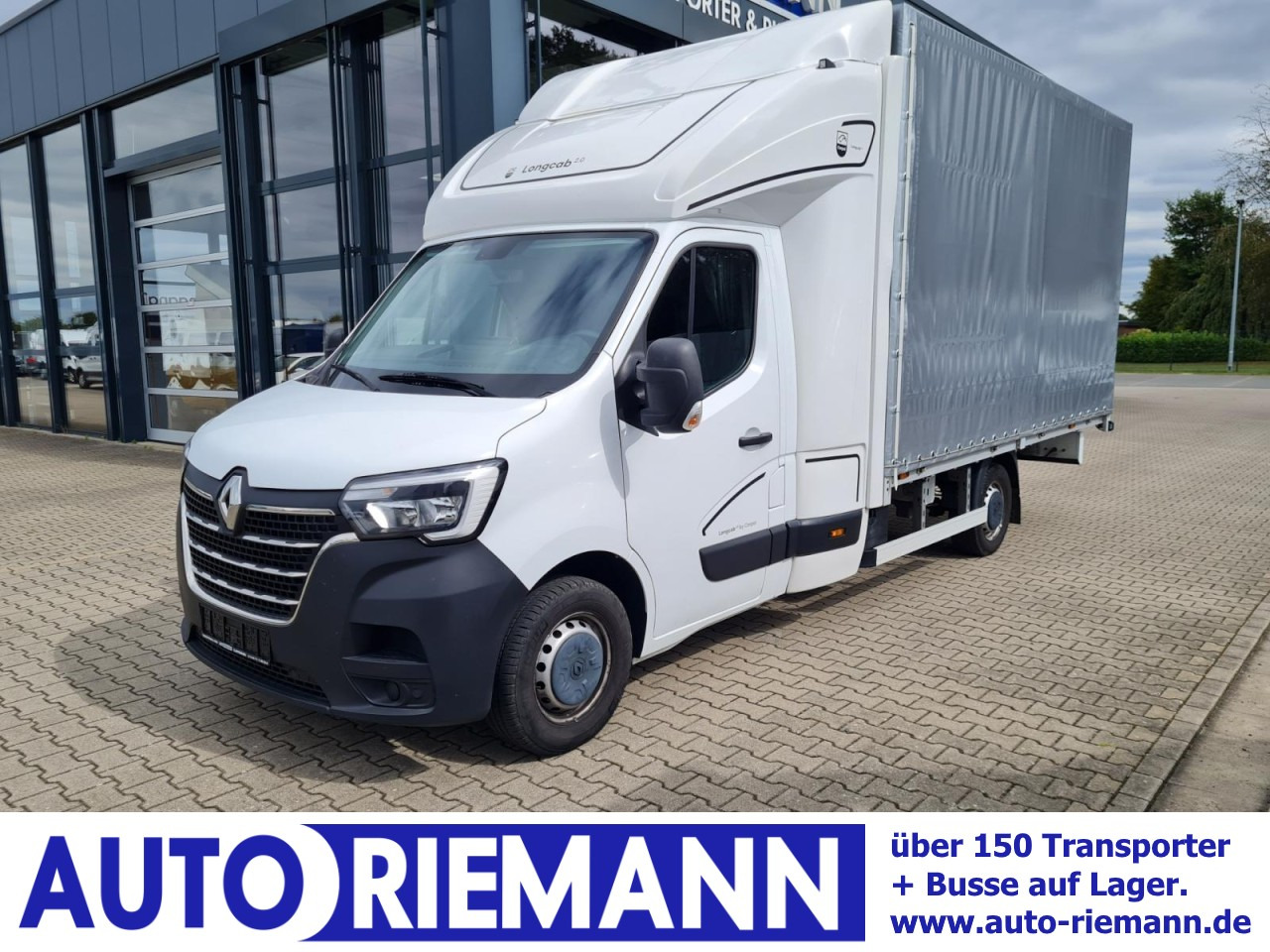 Renault Master 35 Pritsche Schiebe Plane Schlafkab LUFTFEDERUNG - Curtain side van: picture 1 Renault Master 35 Pritsche Schiebe Plane Schlafkab LUFTFEDERUNG - Curtain side van: picture 1