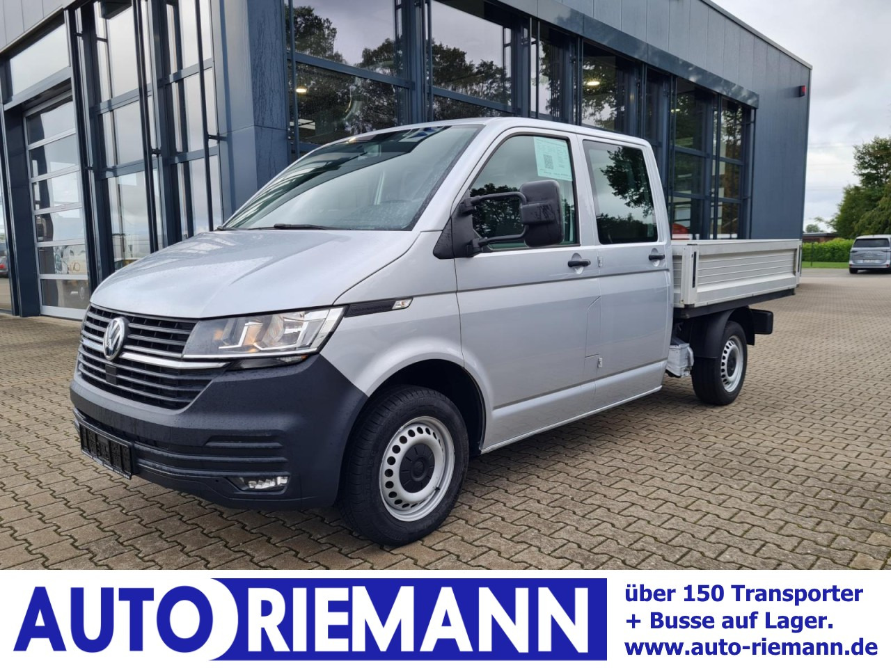 Volkswagen T6.1 Pritsche LR Doka 6-Sitze KLIMA - Flatbed van, Combi van: picture 1 Volkswagen T6.1 Pritsche LR Doka 6-Sitze KLIMA - Flatbed van, Combi van: picture 1