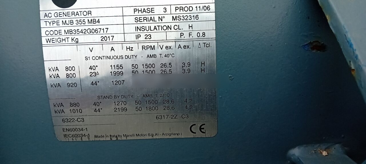 New Generator set Cummins Agregat Prądotwórczy generator 1000 kw 1200 kw 1500 1650 Kva Fab: picture 17