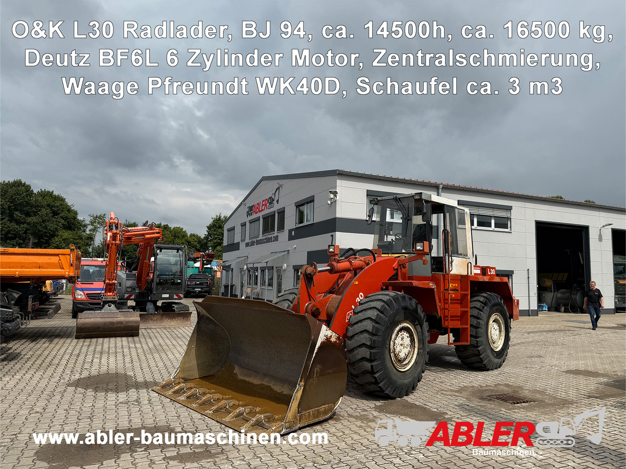O&K L30 Radlader Waage Zentralschmierung - Wheel loader: picture 1 O&K L30 Radlader Waage Zentralschmierung - Wheel loader: picture 1