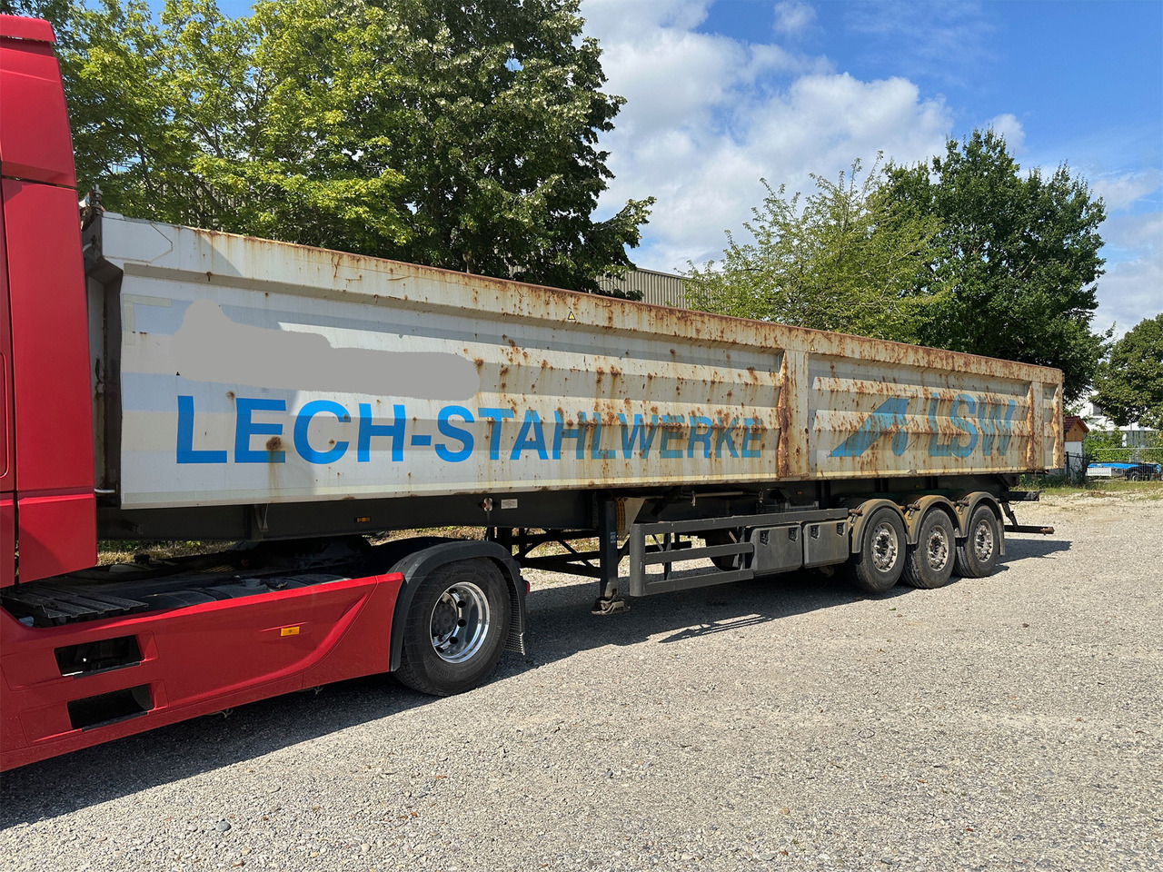 Reisch RHKS-35/24SL Stahl Kippmulde 50 m3 Metallschrott - Tipper semi-trailer: picture 3 Reisch RHKS-35/24SL Stahl Kippmulde 50 m3 Metallschrott - Tipper semi-trailer: picture 3