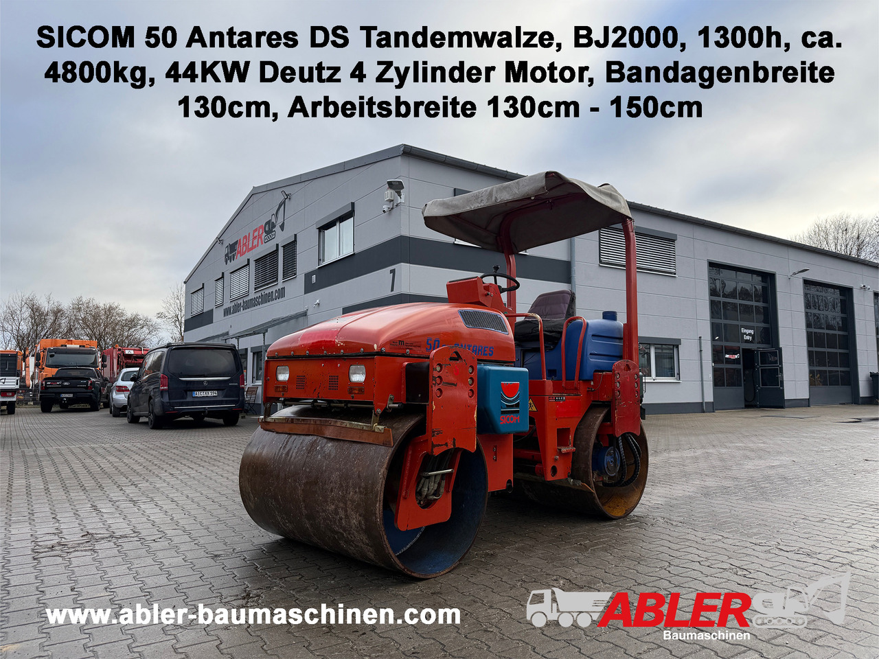 SICOM 50 Antares DS Tandemwalze - Road roller: picture 1 SICOM 50 Antares DS Tandemwalze - Road roller: picture 1
