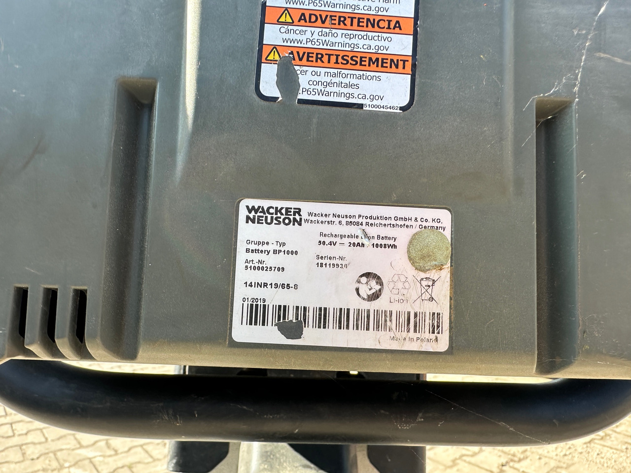 Rammer Wacker Neuson AS50E Rüttelstampfer Elektro AKKU!: picture 10