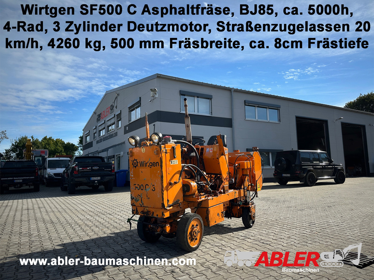 Wirtgen SF500C Asphaltfräse - Cold planer: picture 1 Wirtgen SF500C Asphaltfräse - Cold planer: picture 1