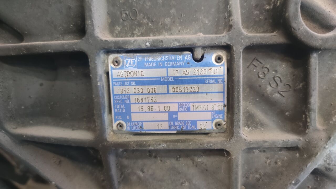 ZF (ZF 12AS2130TD) MAN TGX TGA truck - Gearbox for Truck: picture 5 ZF (ZF 12AS2130TD) MAN TGX TGA truck - Gearbox for Truck: picture 5