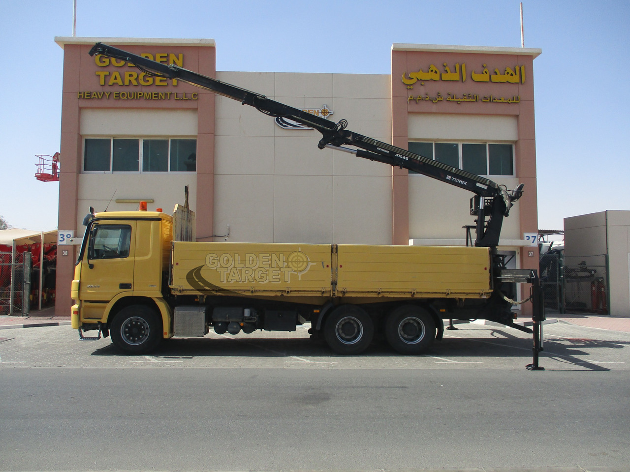 Leasing of MERCEDES-BENZ ACTROS 2644 6×4 with ATLAS 165.2 Block Crane MERCEDES-BENZ ACTROS 2644 6×4 with ATLAS 165.2 Block Crane: picture 10