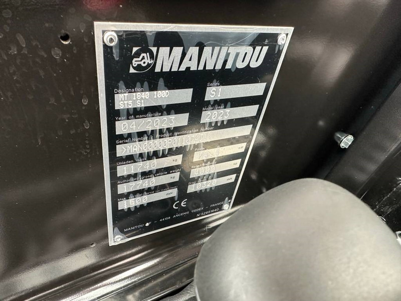 New Telescopic handler Manitou MT1840 Comfort: picture 9 New Telescopic handler Manitou MT1840 Comfort: picture 9