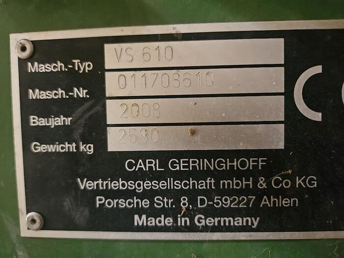 Geringhoff VarioStar 610 - Grain header: picture 4 Geringhoff VarioStar 610 - Grain header: picture 4