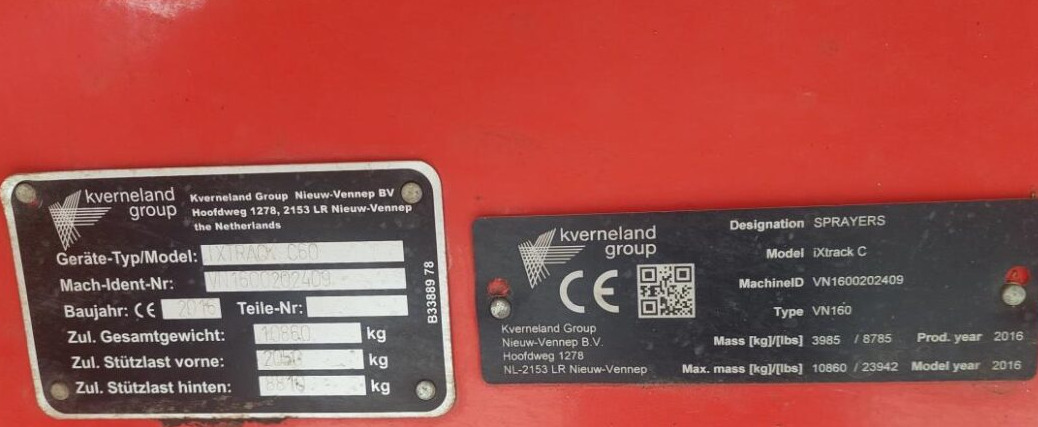 Leasing of Kverneland Ixtrack C60 - 28m Alubom Kverneland Ixtrack C60 - 28m Alubom: picture 15