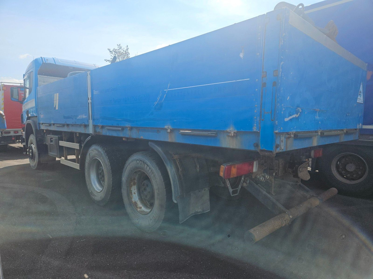 Scania P340 6x6 Pritsche Schaltgetriebe ALLRAD - Dropside/ Flatbed truck: picture 4 Scania P340 6x6 Pritsche Schaltgetriebe ALLRAD - Dropside/ Flatbed truck: picture 4