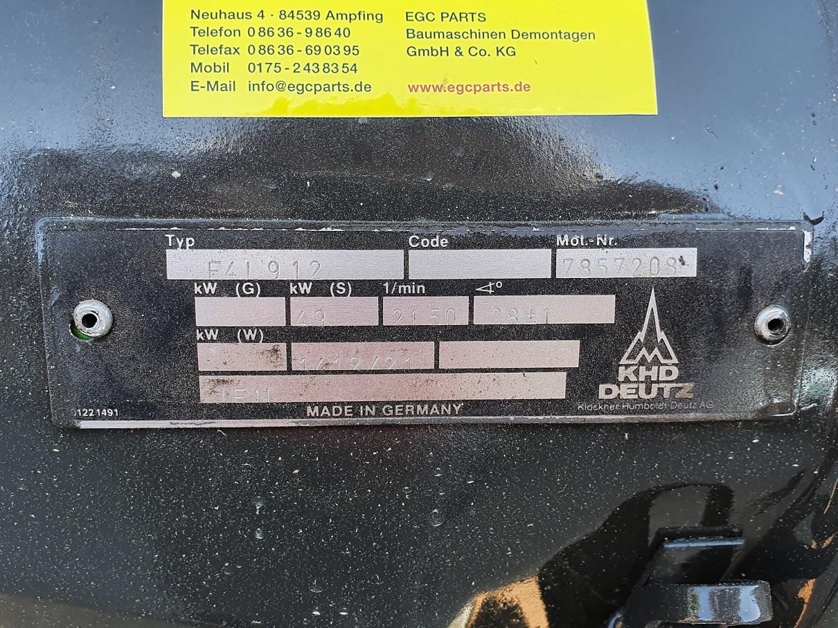 Deutz F4L912 aus Eder 805 - Engine for Construction machinery: picture 3 Deutz F4L912 aus Eder 805 - Engine for Construction machinery: picture 3