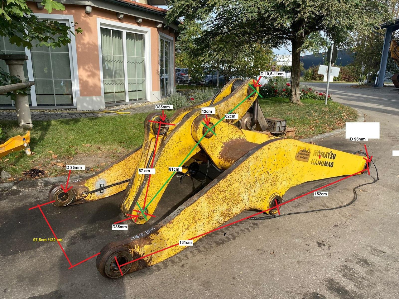 Komatsu WA 380 - Boom: picture 1 Komatsu WA 380 - Boom: picture 1