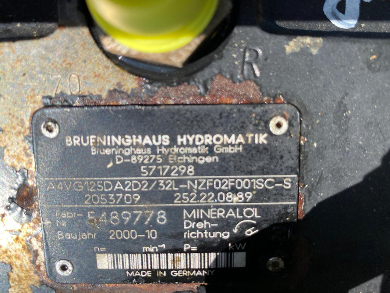 Liebherr A4VG125, PVG350 aus L564 - Hydraulic pump for Construction machinery: picture 5 Liebherr A4VG125, PVG350 aus L564 - Hydraulic pump for Construction machinery: picture 5