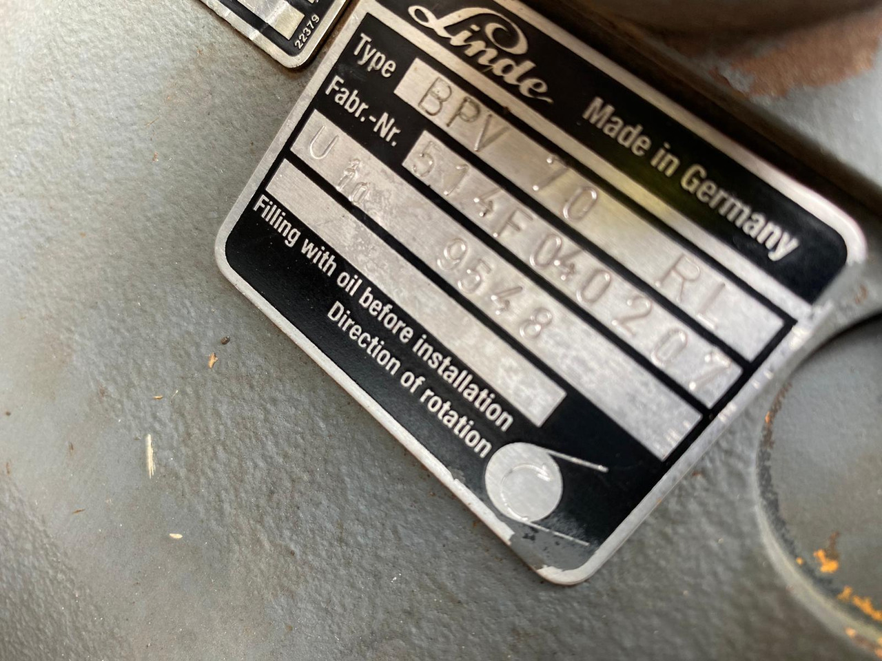 Liebherr Linde BPV 70-RL aus LH R964 - Hydraulic pump for Construction machinery: picture 4 Liebherr Linde BPV 70-RL aus LH R964 - Hydraulic pump for Construction machinery: picture 4