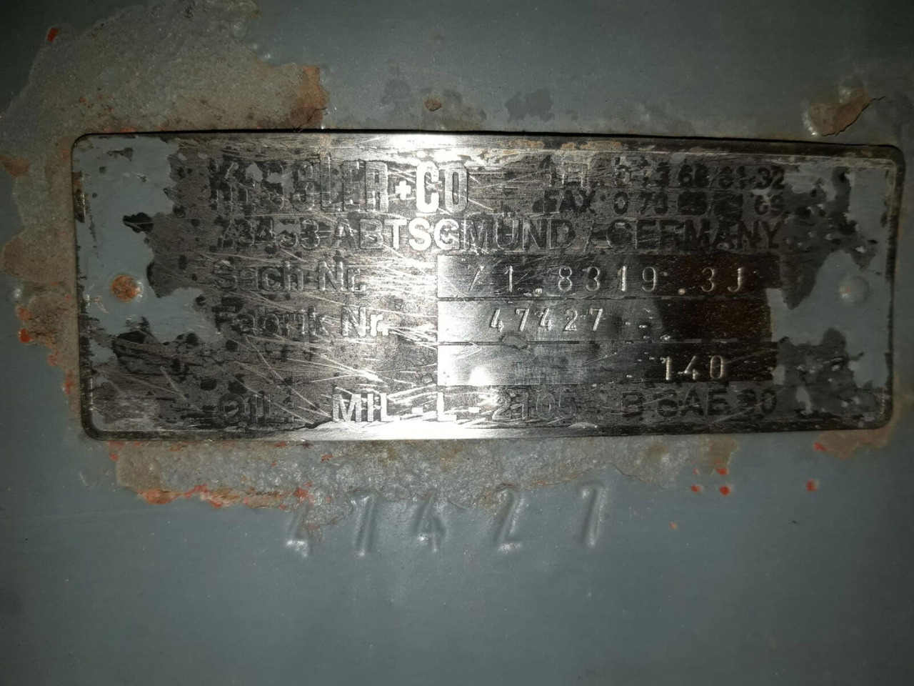Liebherr LTM 1050-1 Axle housing axle 2 - Axle and parts for Mobile crane: picture 5 Liebherr LTM 1050-1 Axle housing axle 2 - Axle and parts for Mobile crane: picture 5