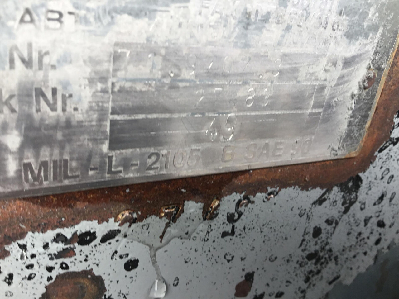 Liebherr LTM 1050-1 axle 1 - Axle and parts for Mobile crane: picture 5 Liebherr LTM 1050-1 axle 1 - Axle and parts for Mobile crane: picture 5