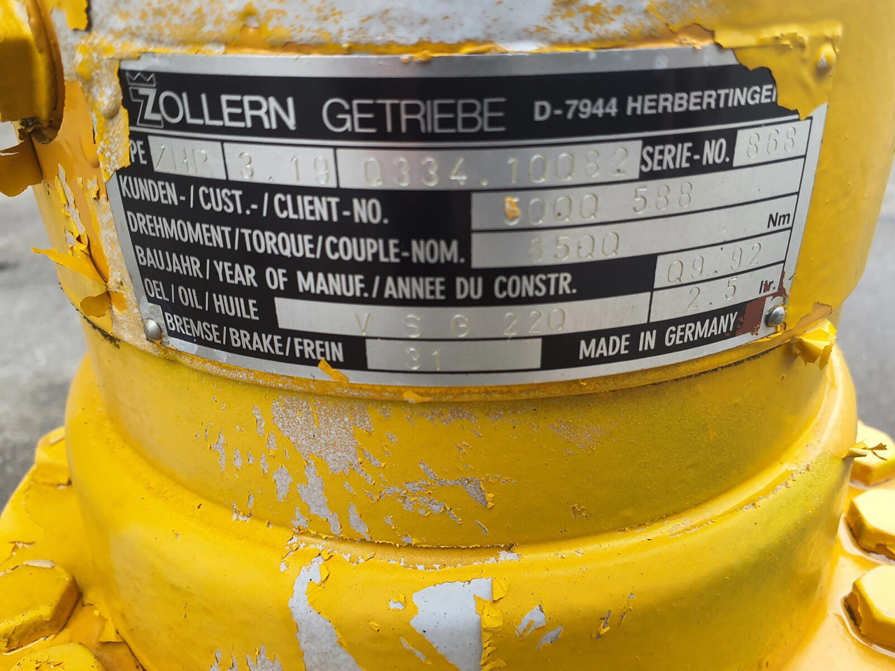 Liebherr LTM 1050 slew gear - Swing motor for Mobile crane: picture 5 Liebherr LTM 1050 slew gear - Swing motor for Mobile crane: picture 5