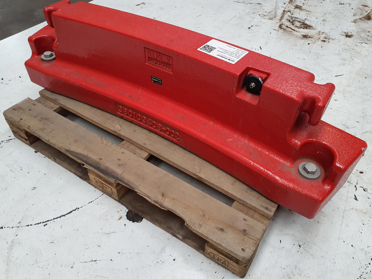 Liebherr LTM 1090-4.2 counterweight 0.71T - Counterweight for Mobile crane: picture 4 Liebherr LTM 1090-4.2 counterweight 0.71T - Counterweight for Mobile crane: picture 4