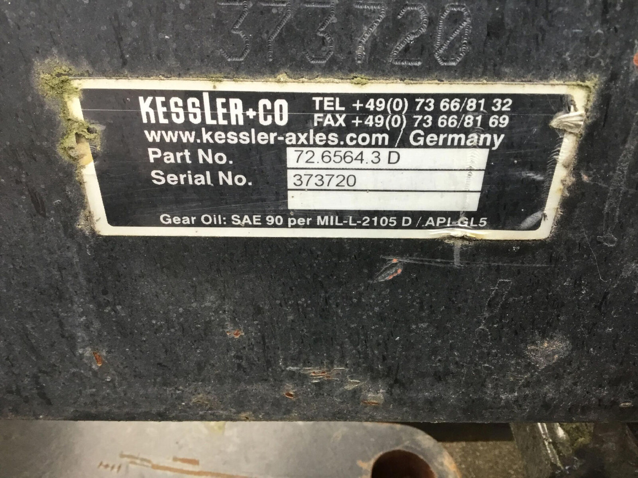 Spierings City Boy axle 1 proto type - Axle and parts for Mobile crane: picture 5 Spierings City Boy axle 1 proto type - Axle and parts for Mobile crane: picture 5