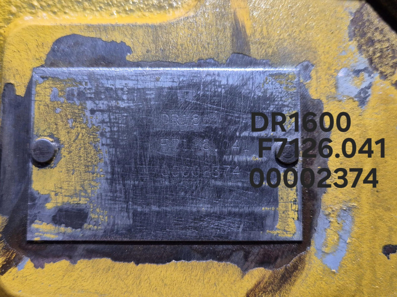 ZF LTM 1160/2 dropbox ZF DR1600 - Transmission for Mobile crane: picture 5 ZF LTM 1160/2 dropbox ZF DR1600 - Transmission for Mobile crane: picture 5
