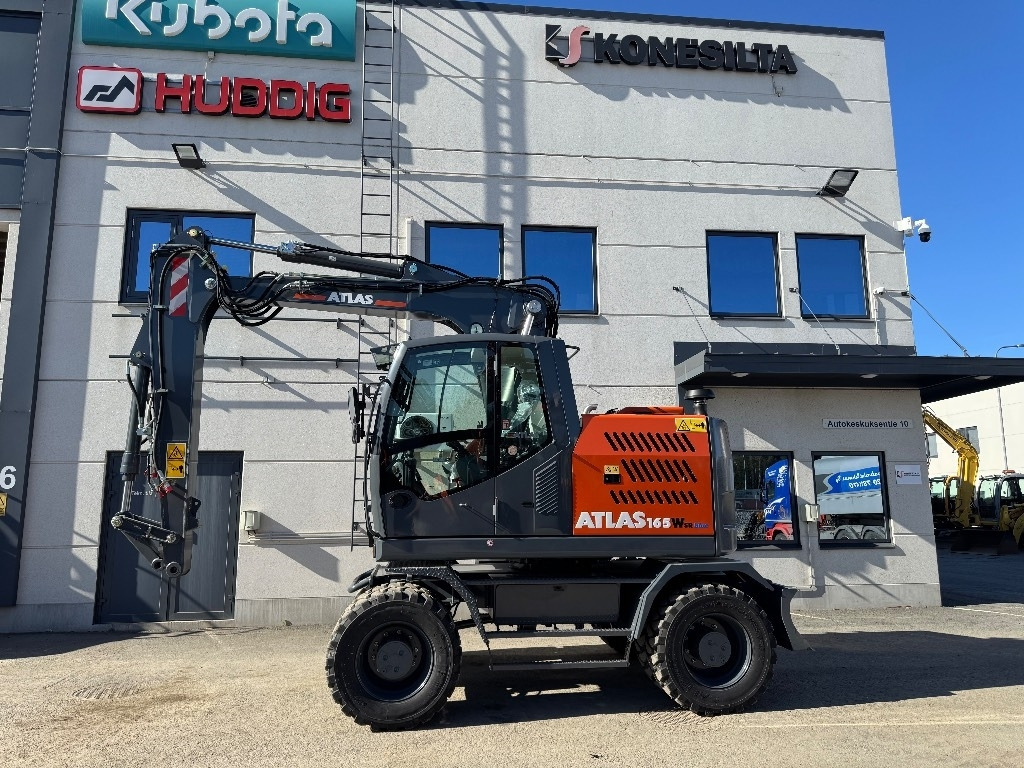 Atlas 165 Wsr, UUTUUS, LYHYTPERÄKONE, HETI TOIMITUKSEEN  - Wheel excavator: picture 1 Atlas 165 Wsr, UUTUUS, LYHYTPERÄKONE, HETI TOIMITUKSEEN  - Wheel excavator: picture 1