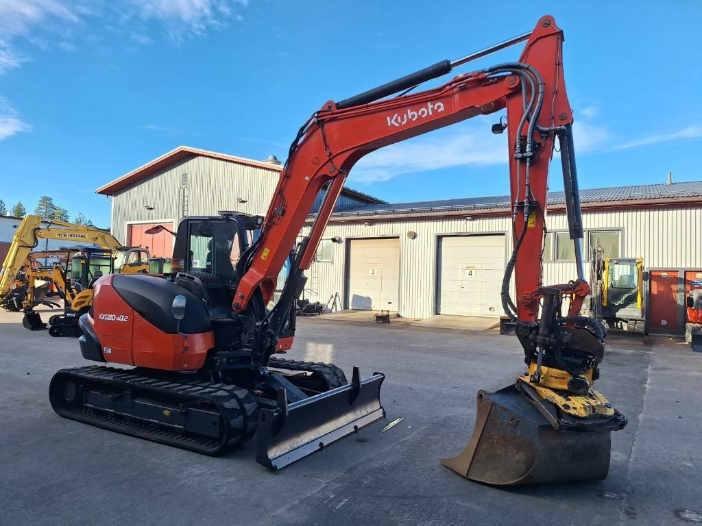 Kubota KX080-4a2 PYÖRITTÄJÄLLÄ  - Mini excavator: picture 4 Kubota KX080-4a2 PYÖRITTÄJÄLLÄ  - Mini excavator: picture 4