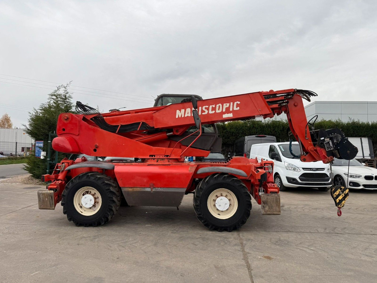 Telescopic handler Manitou 1850. Roto. 4x4x4. Winch remote.: picture 15